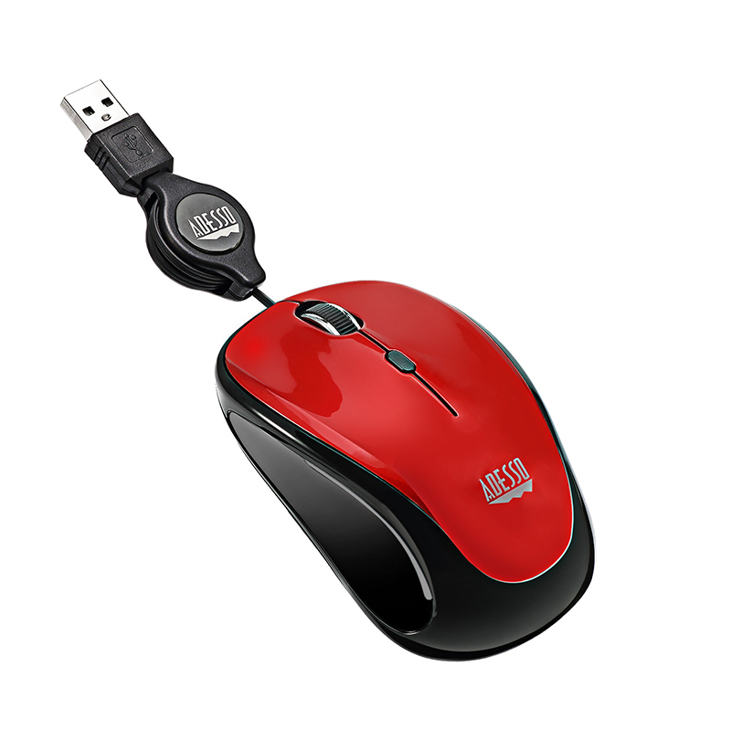 Adesso IMOUSE S8R Mouse - USB 2.0 - Optical